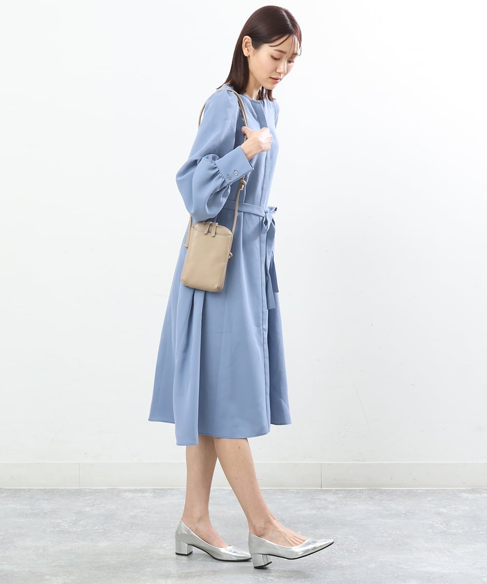 BPKGS30160 MK MICHEL KLEIN BAG(MK ミッシェルクラン バッグ) [軽量]牛革ウォレットショルダーバッグ ベージュ
