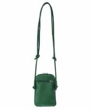 BPKGS30160 MK MICHEL KLEIN BAG(MK ミッシェルクラン バッグ) [軽量]牛革ウォレットショルダーバッグ グリーン