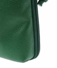BPKGS30160 MK MICHEL KLEIN BAG(MK ミッシェルクラン バッグ) [軽量]牛革ウォレットショルダーバッグ グリーン