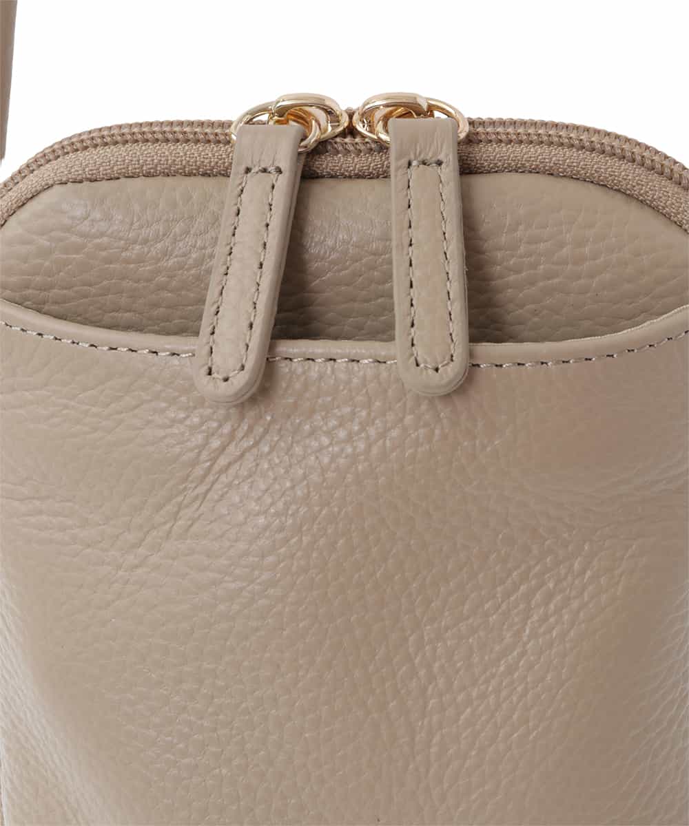 BPKGS30160 MK MICHEL KLEIN BAG(MK ミッシェルクラン バッグ) [軽量]牛革ウォレットショルダーバッグ グリーン