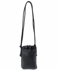 BPKGS30160 MK MICHEL KLEIN BAG(MK ミッシェルクラン バッグ) カウレザーウォレットミニショルダー ブラック