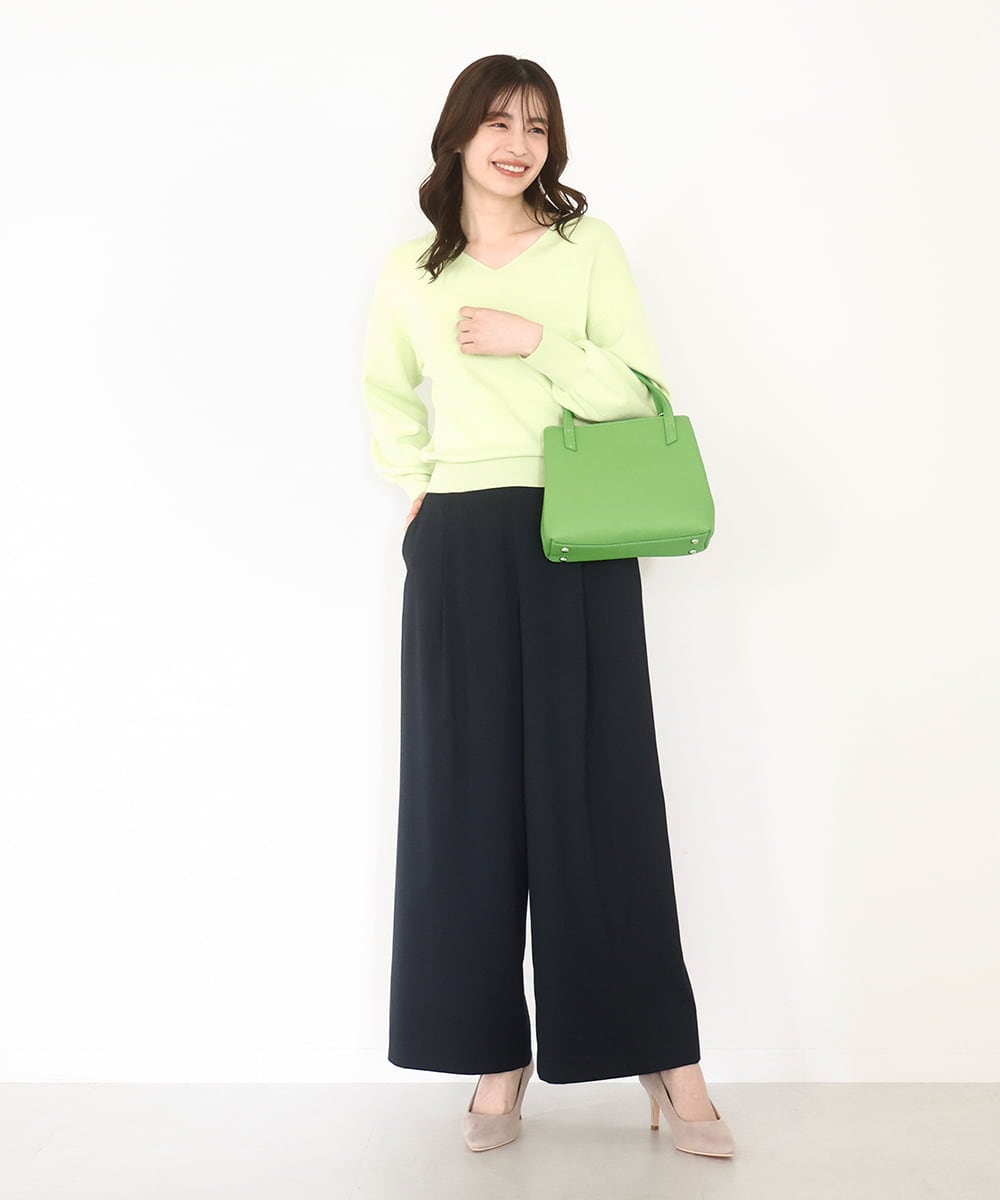BPKGV06260 MK MICHEL KLEIN BAG(MK ミッシェルクラン バッグ) [2WAY]スクエアコンパクトトートバッグ グリーン