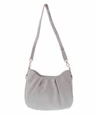 BPKGV07260 MK MICHEL KLEIN BAG(MK ミッシェルクラン バッグ) 【2WAY】切り替えタックデザインハンドルバッグ ライトグレー