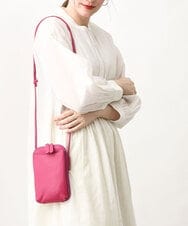 BPKGV30160 MK MICHEL KLEIN BAG(MK ミッシェルクラン バッグ) [軽量]牛革ウォレットショルダーバッグ ピンク
