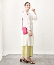 BPKGV30160 MK MICHEL KLEIN BAG(MK ミッシェルクラン バッグ) [軽量]牛革ウォレットショルダーバッグ ピンク