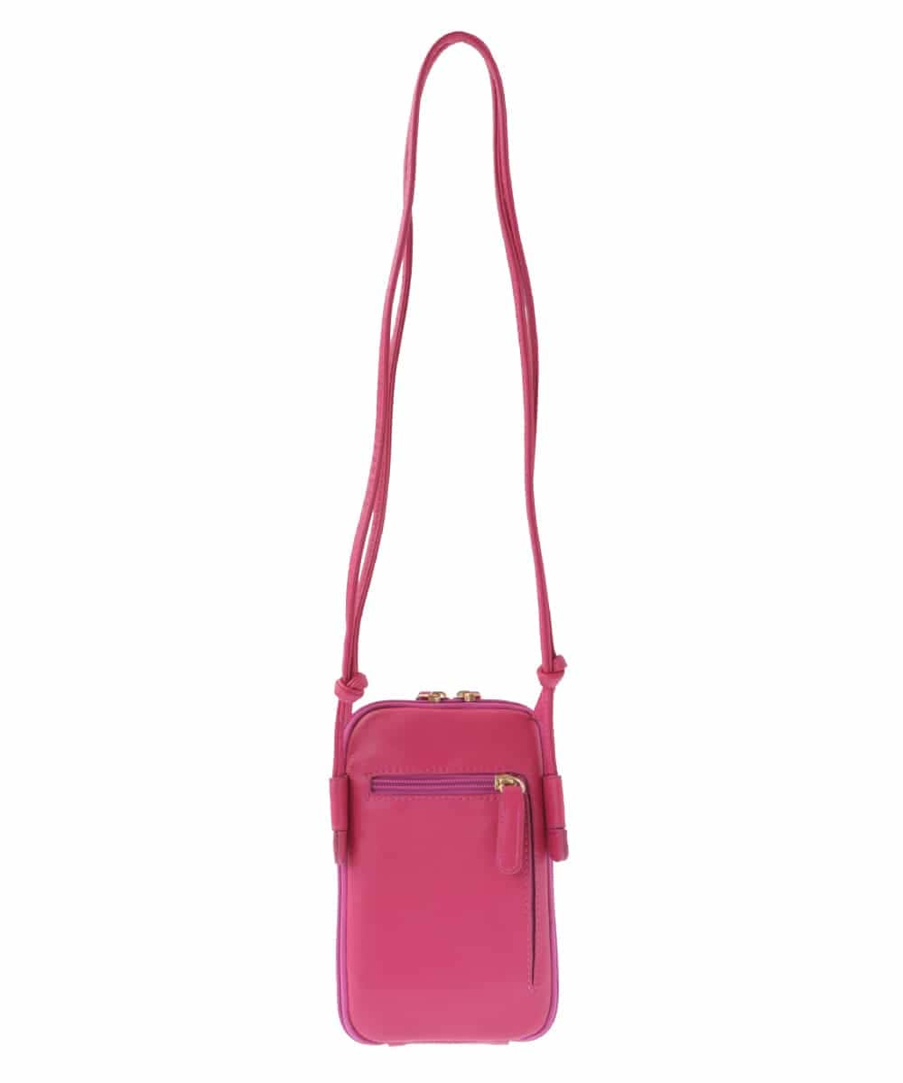 BPKGV30160 MK MICHEL KLEIN BAG(MK ミッシェルクラン バッグ) [軽量]牛革ウォレットショルダーバッグ ピンク