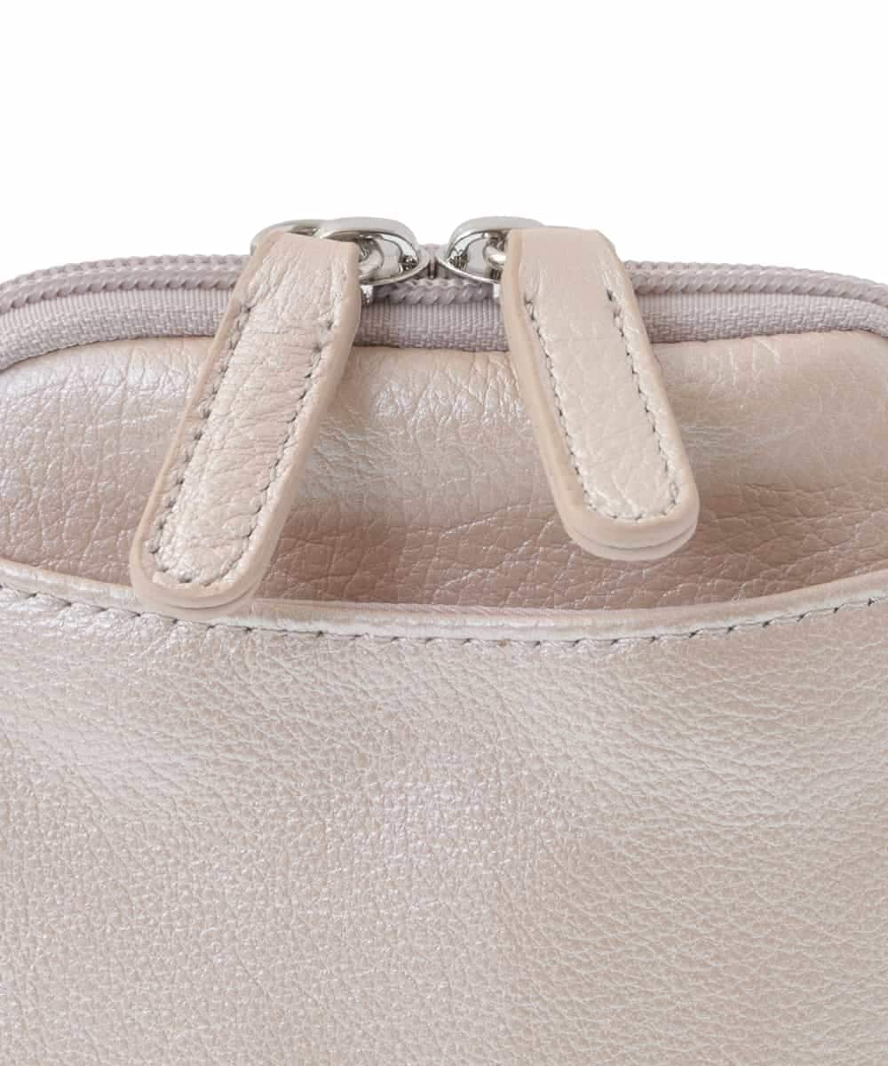 BPKGV30160 MK MICHEL KLEIN BAG(MK ミッシェルクラン バッグ) [軽量]牛革ウォレットショルダーバッグ ピンク