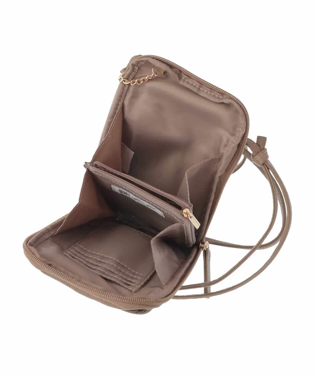 BPKGV30160 MK MICHEL KLEIN BAG(MK ミッシェルクラン バッグ) [軽量]牛革ウォレットショルダーバッグ ピンク