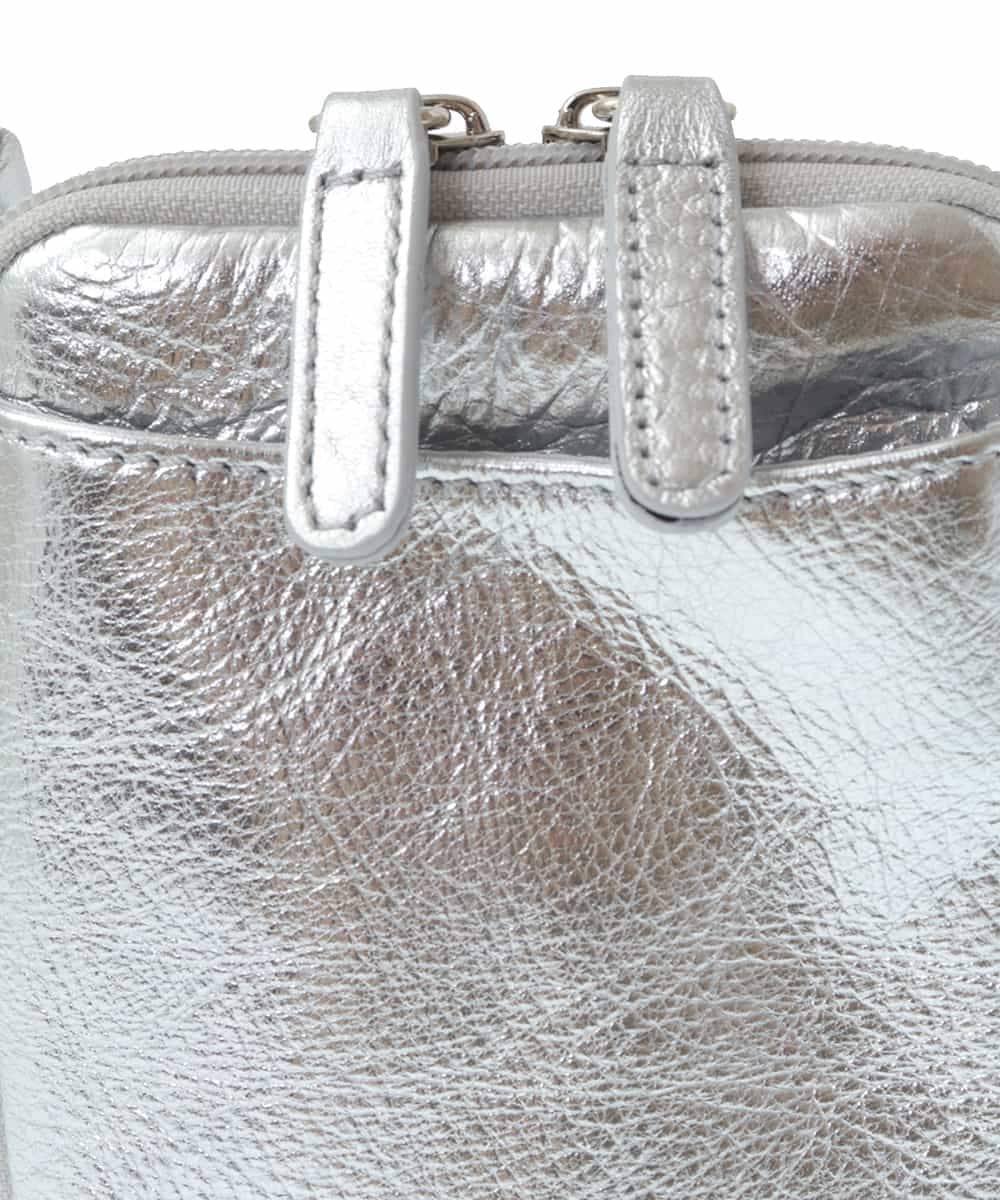 BPKGV30160 MK MICHEL KLEIN BAG(MK ミッシェルクラン バッグ) [軽量]牛革ウォレットショルダーバッグ ピンク