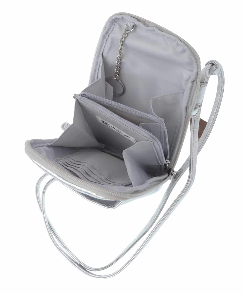 BPKGV30160 MK MICHEL KLEIN BAG(MK ミッシェルクラン バッグ) [軽量]牛革ウォレットショルダーバッグ ピンク