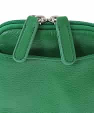 BPKGV30160 MK MICHEL KLEIN BAG(MK ミッシェルクラン バッグ) [軽量]牛革ウォレットショルダーバッグ グリーン