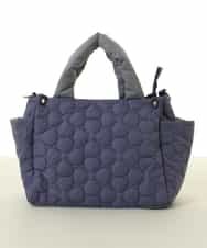 BPRAA02150 MK MICHEL KLEIN BAG(MK ミッシェルクラン バッグ) [2WAY]フラワーキルティングバッグ ブルー