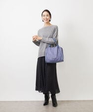 BPRAA11160 MK MICHEL KLEIN BAG(MK ミッシェルクラン バッグ) [2WAY/撥水加工]合成皮革アクセントデザイントートバッグ ピンク