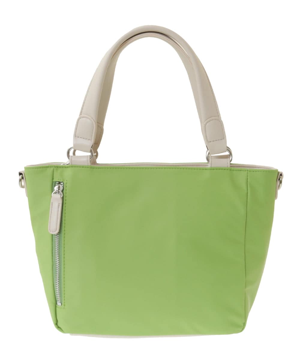 BPRAA13150 MK MICHEL KLEIN BAG(MK ミッシェルクラン バッグ) [2WAY]異素材ジョイントミニトートバッグ オレンジ