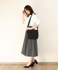 BPRAA21140 MK MICHEL KLEIN BAG(MK ミッシェルクラン バッグ) [撥水加工/軽量]ナイロンスクエアショルダーバッグ グリーン