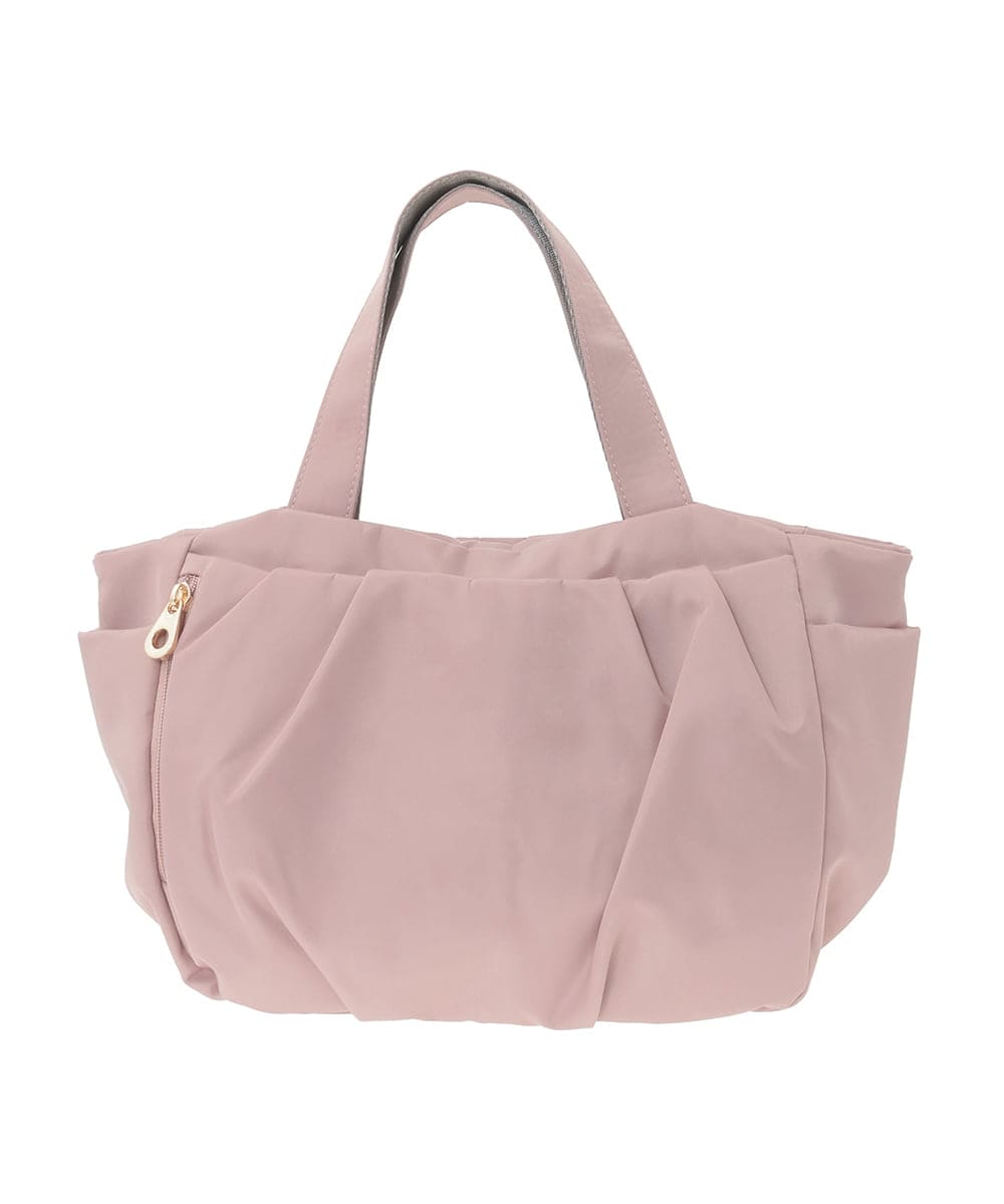 BPRAD03150 MK MICHEL KLEIN BAG(MK ミッシェルクラン バッグ) [撥水/2WAY]タックデザイントートバッグ ベージュ