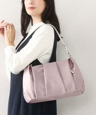 BPRAD11160 MK MICHEL KLEIN BAG(MK ミッシェルクラン バッグ) [2WAY/500g以下の軽量]タックデザインワンショルダーバッグ ピンク