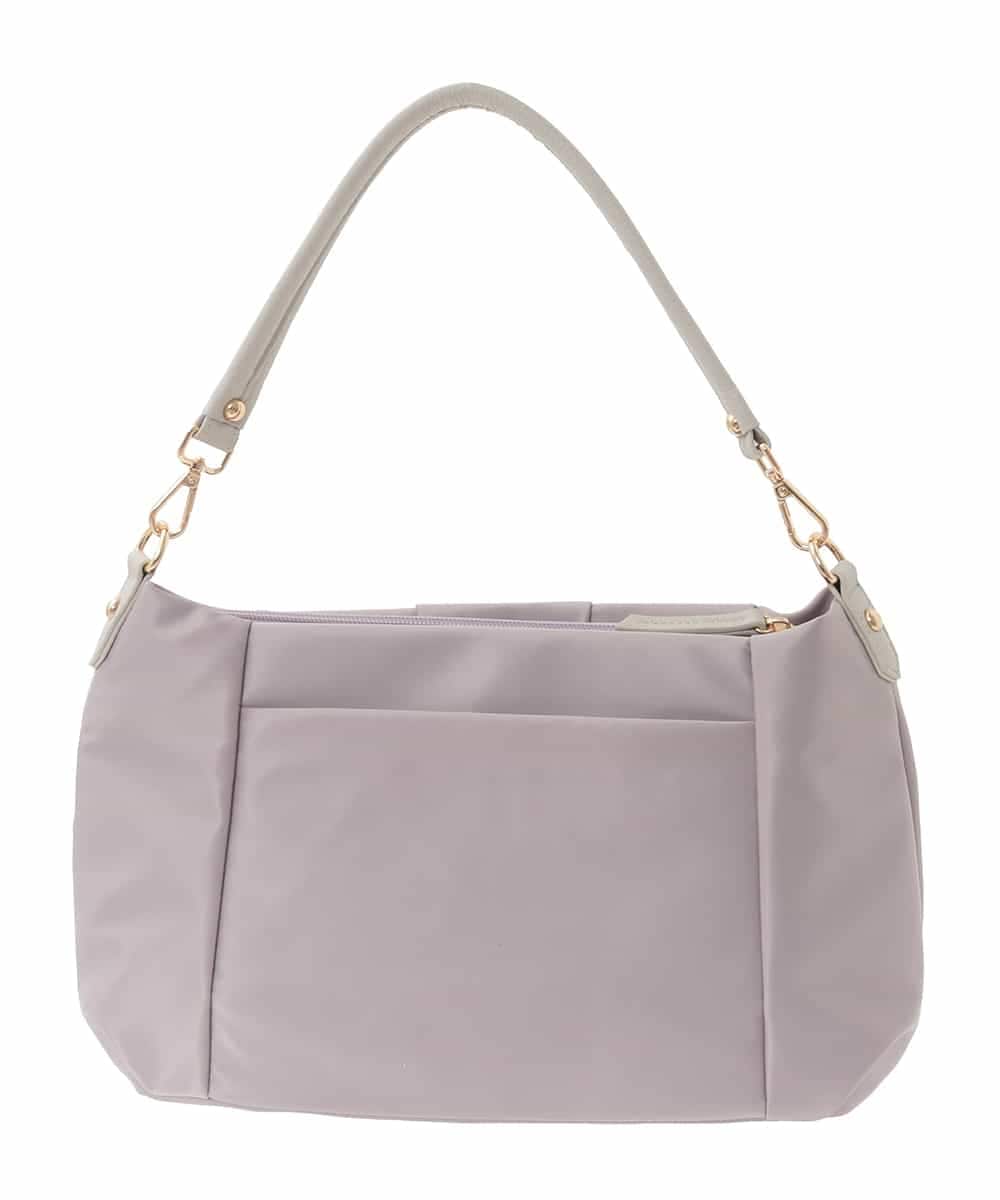 BPRAD11160 MK MICHEL KLEIN BAG(MK ミッシェルクラン バッグ) [2WAY/500g以下の軽量]タックデザインワンショルダーバッグ ピンク