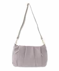 BPRAD11160 MK MICHEL KLEIN BAG(MK ミッシェルクラン バッグ) [2WAY/500g以下の軽量]タックデザインワンショルダーバッグ ピンク