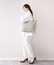 BPRAD12160 MK MICHEL KLEIN BAG(MK ミッシェルクラン バッグ) [撥水/2WAY]多機能ポケットビッグスクエアバッグ ネイビー