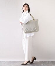 BPRAD12160 MK MICHEL KLEIN BAG(MK ミッシェルクラン バッグ) [撥水/2WAY]多機能ポケットビッグスクエアバッグ ネイビー
