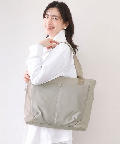 BPRAD12160 MK MICHEL KLEIN BAG [撥水/2WAY]多機能ポケットビッグスクエアバッグ
