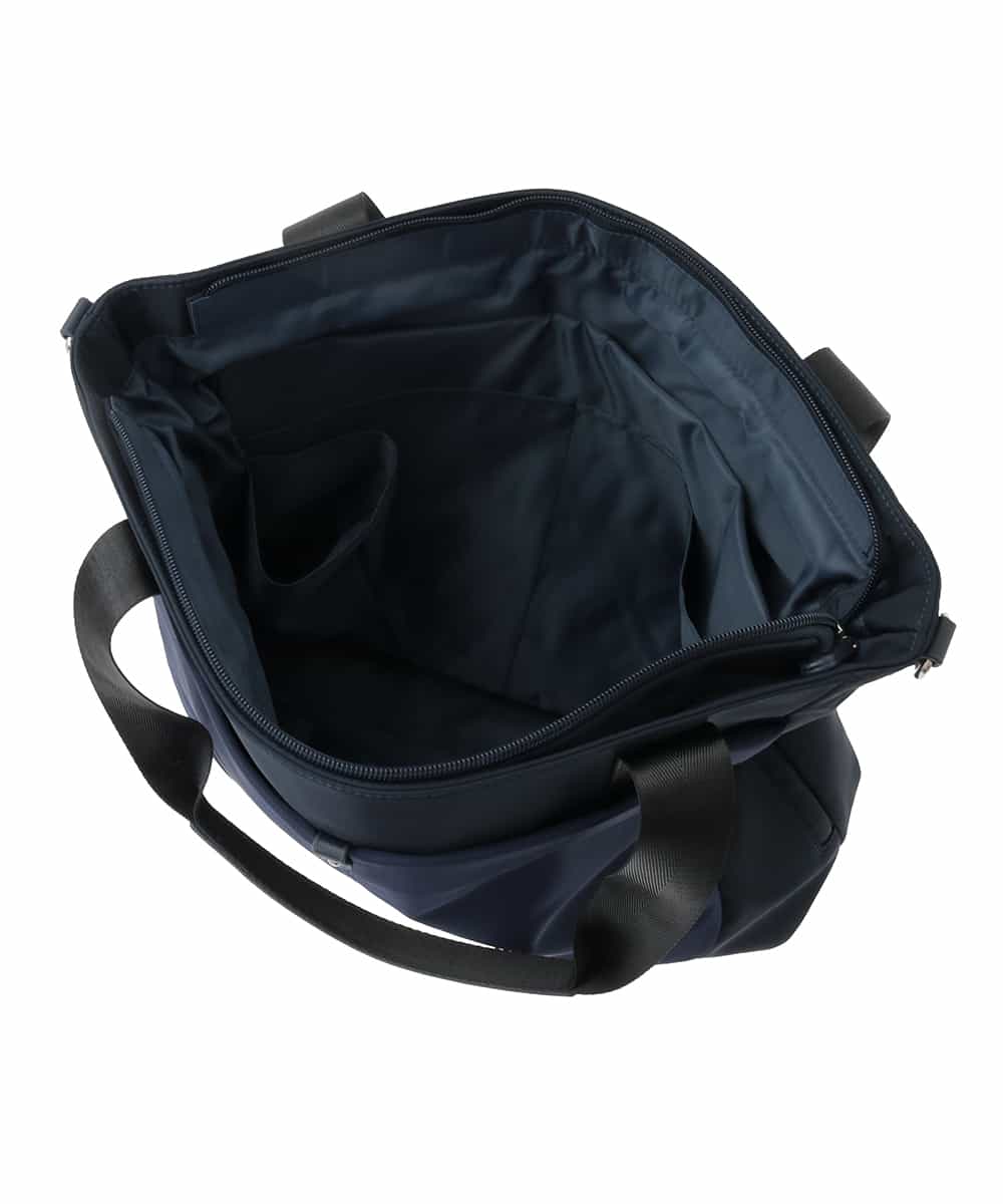 BPRAD12160 MK MICHEL KLEIN BAG(MK ミッシェルクラン バッグ) 【撥水/2WAY】多機能ポケットビッグスクエアバッグ ネイビー