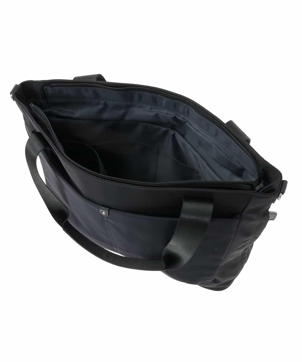 BPRAD12160 MK MICHEL KLEIN BAG(MK ミッシェルクラン バッグ) 【撥水/2WAY】多機能ポケットビッグスクエアバッグ ネイビー