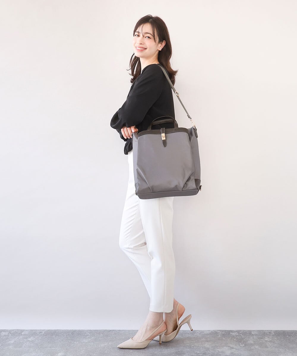 【NEW】MK ミッシェルクラン バッグ（MK MICHEL  BAG）/[3WAY/撥水]レザーポイントデザインリュック 3WAY/撥水]レザーポイントデザインリュック(トートバッグ) | MK MICHEL