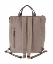 BPRAD21180 MK MICHEL KLEIN BAG(MK ミッシェルクラン バッグ) [3WAY/撥水]レザーポイントデザインリュック ベージュ