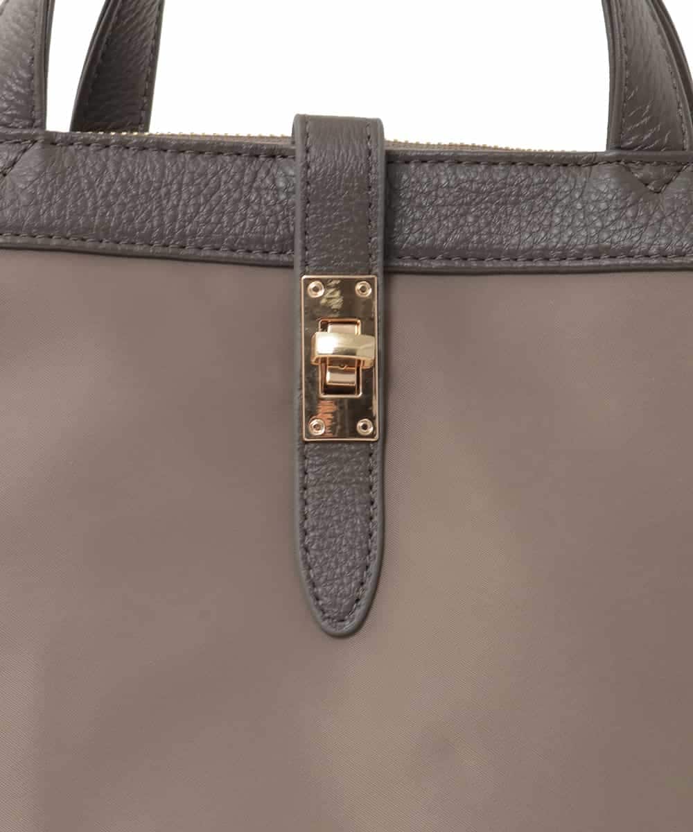 BPRAD21180 MK MICHEL KLEIN BAG(MK ミッシェルクラン バッグ) [3WAY/撥水]レザーポイントデザインリュック ベージュ