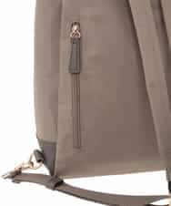 BPRAD21180 MK MICHEL KLEIN BAG(MK ミッシェルクラン バッグ) [3WAY/撥水]レザーポイントデザインリュック ベージュ