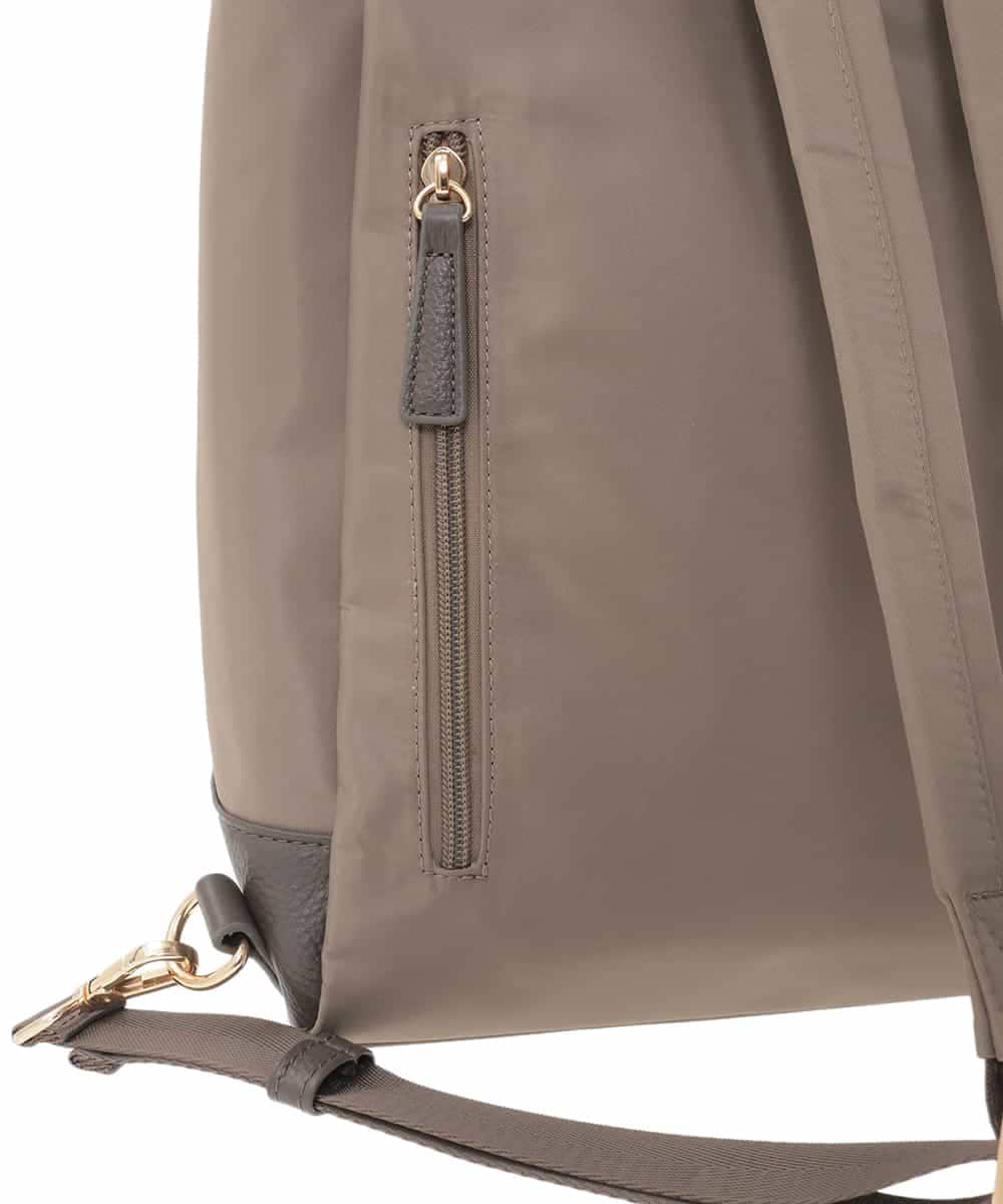 BPRAD21180 MK MICHEL KLEIN BAG(MK ミッシェルクラン バッグ) [3WAY/撥水]レザーポイントデザインリュック ベージュ