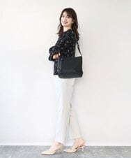 BPRAD23140 MK MICHEL KLEIN BAG(MK ミッシェルクラン バッグ) [撥水]ナイロンスクエアショルダーバッグ マスタード