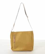 BPRAD23140 MK MICHEL KLEIN BAG(MK ミッシェルクラン バッグ) [撥水]ナイロンスクエアショルダーバッグ マスタード