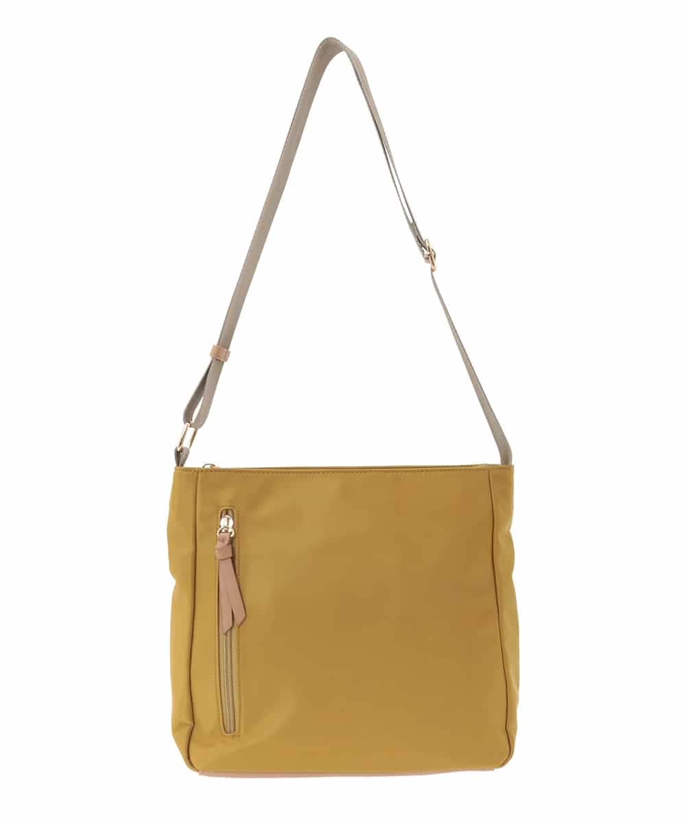 BPRAD23140 MK MICHEL KLEIN BAG(MK ミッシェルクラン バッグ) [撥水]ナイロンスクエアショルダーバッグ マスタード