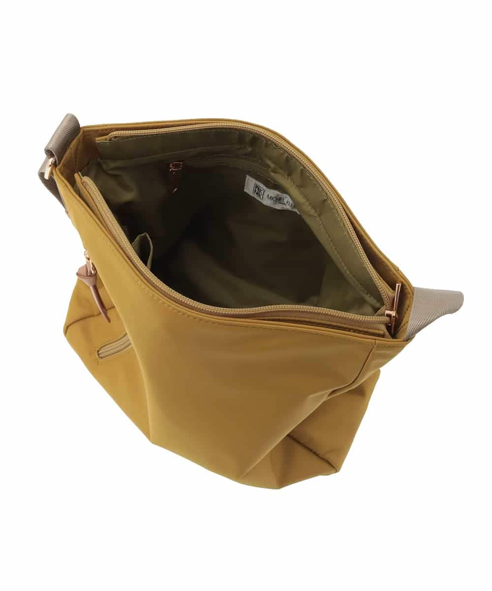 BPRAD23140 MK MICHEL KLEIN BAG(MK ミッシェルクラン バッグ) [撥水]ナイロンスクエアショルダーバッグ マスタード
