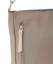 BPRAD23140 MK MICHEL KLEIN BAG(MK ミッシェルクラン バッグ) [撥水]ナイロンスクエアショルダーバッグ マスタード