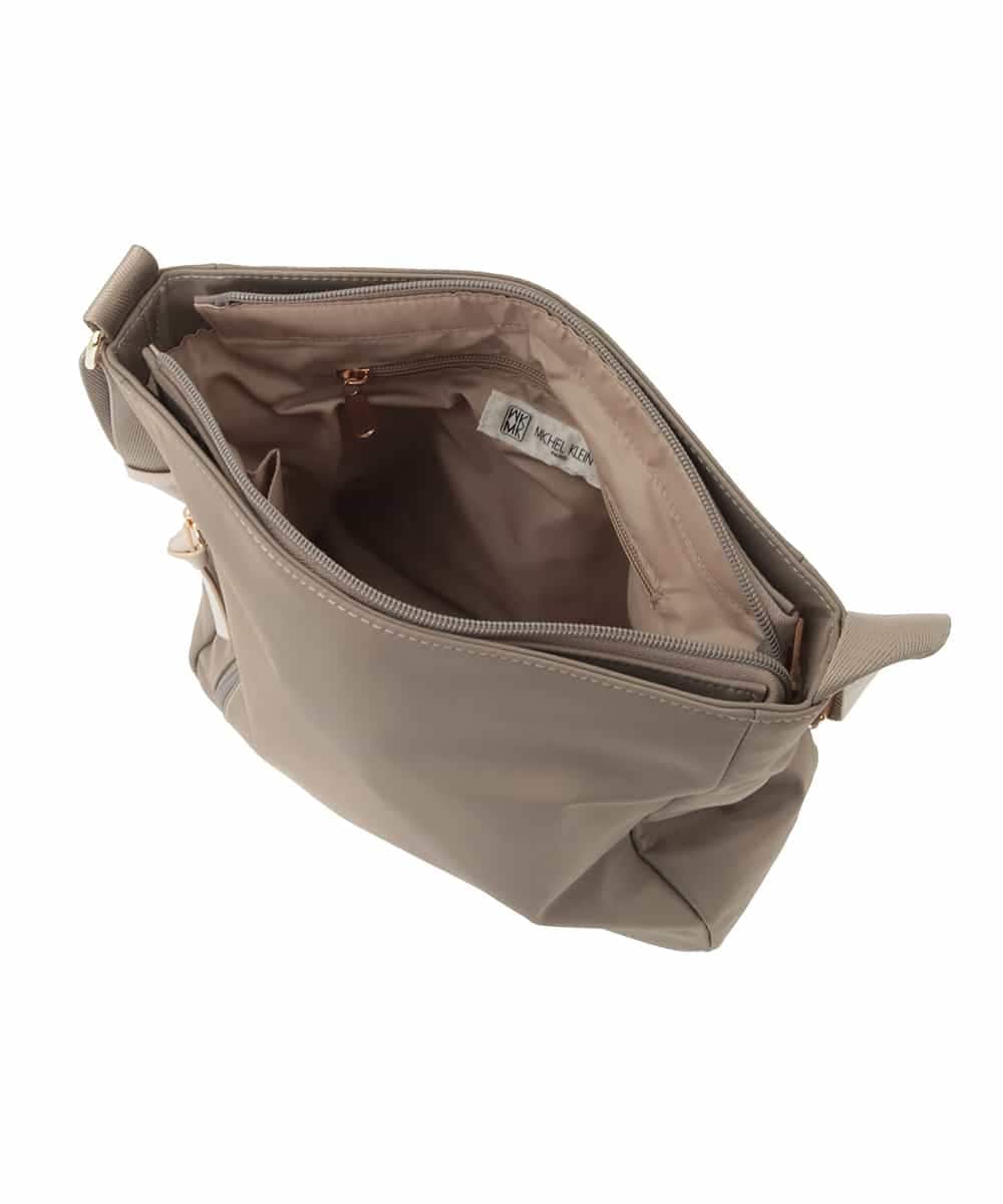 BPRAD23140 MK MICHEL KLEIN BAG(MK ミッシェルクラン バッグ) [撥水]ナイロンスクエアショルダーバッグ マスタード