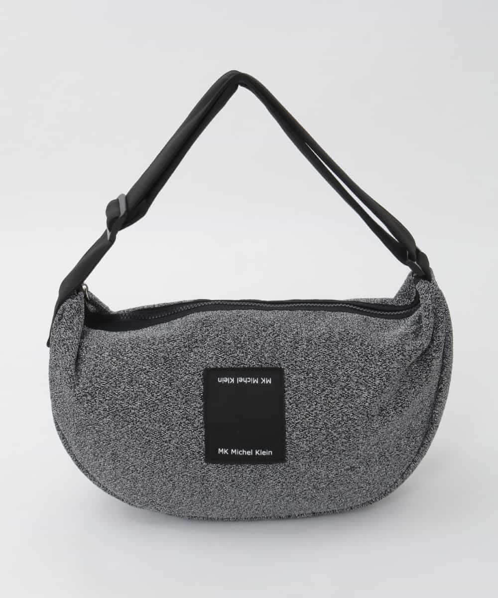 BPRAG01130 MK MICHEL KLEIN BAG(MK ミッシェルクラン バッグ) [300g以下の軽量]タグアクセントラメボディバッグ シルバー