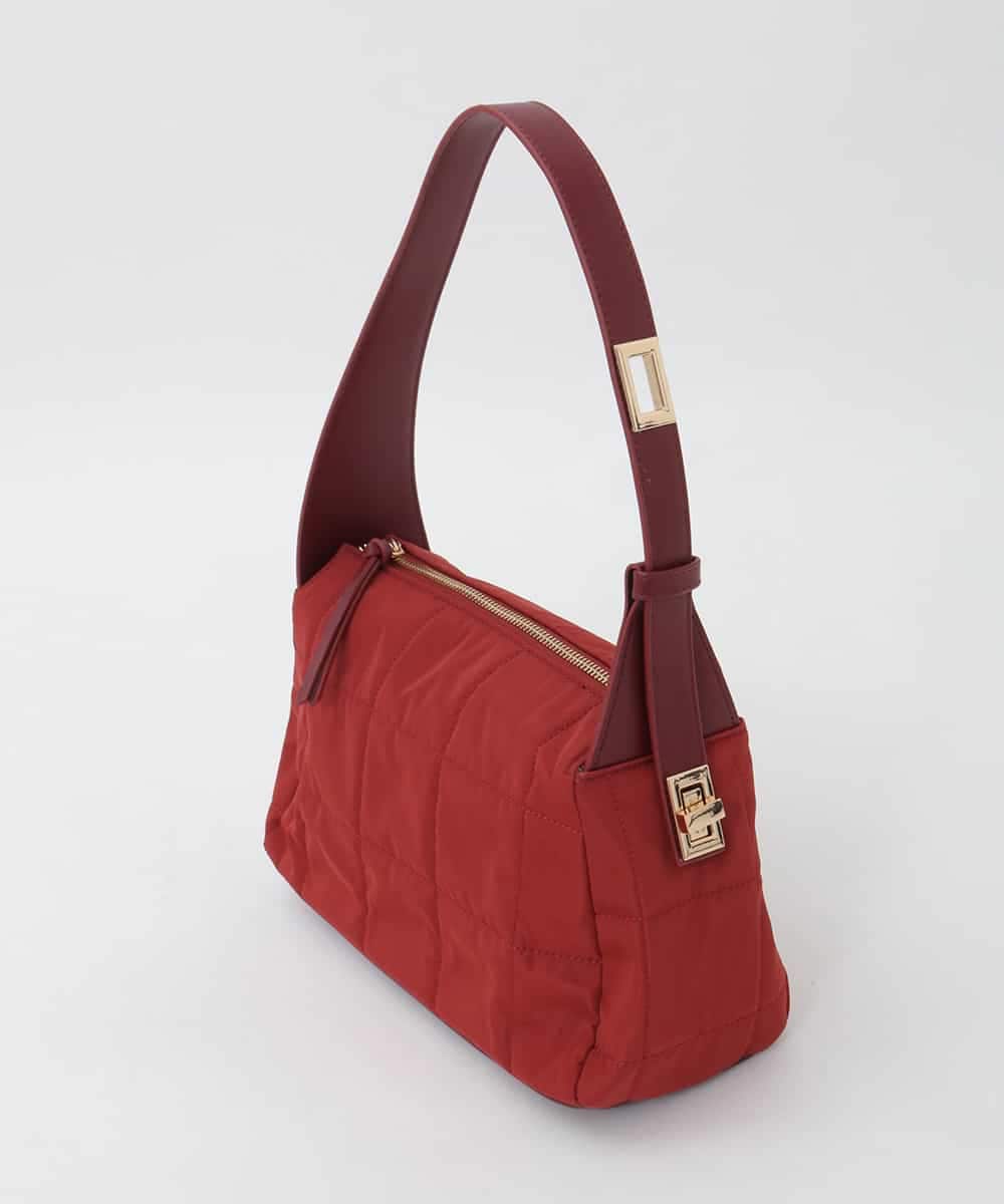 BPRAG04150 MK MICHEL KLEIN BAG(MK ミッシェルクラン バッグ) [軽量]アジャスターハンドルキルティングバッグ レッド