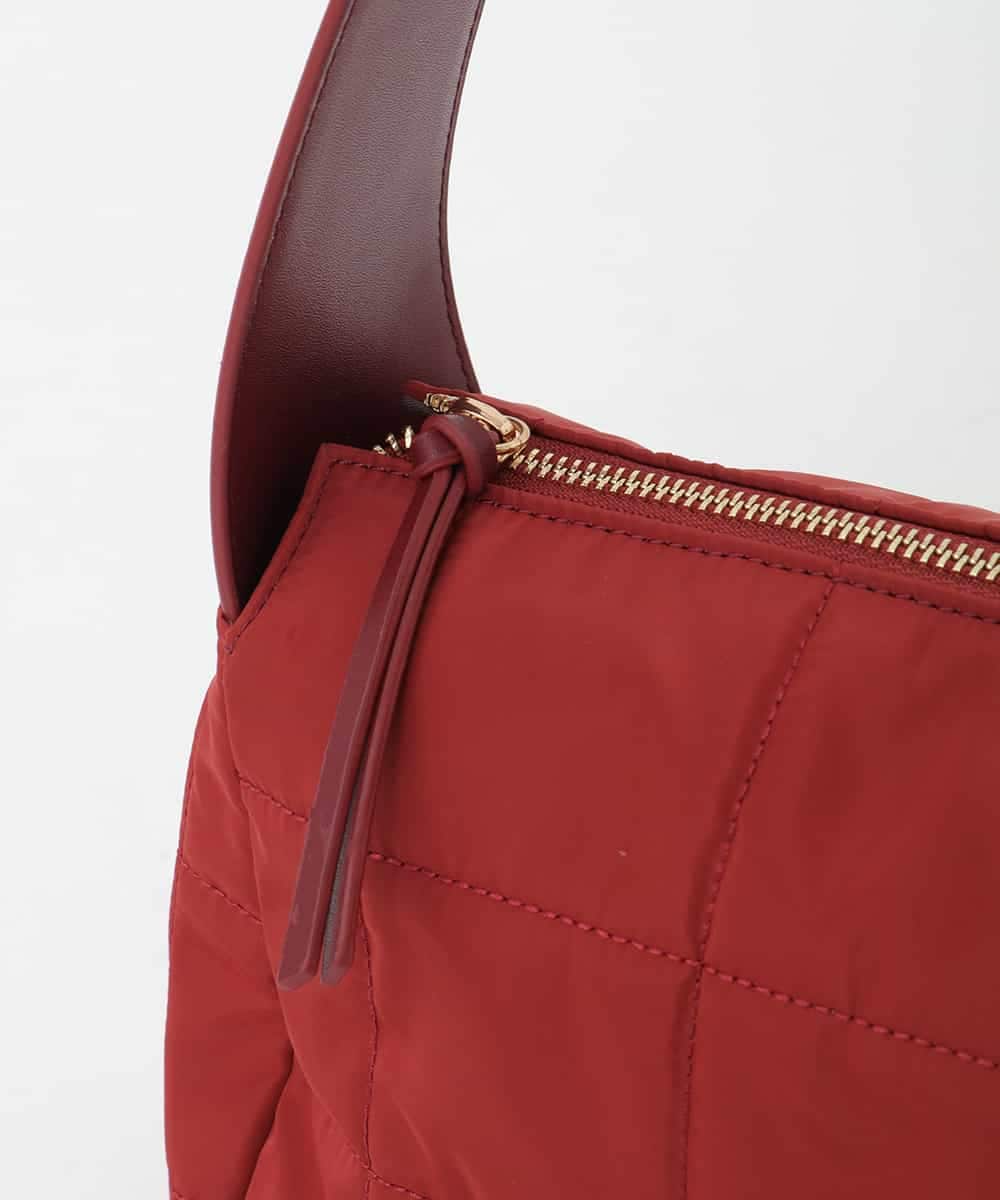 BPRAG04150 MK MICHEL KLEIN BAG(MK ミッシェルクラン バッグ) [軽量]アジャスターハンドルキルティングバッグ レッド
