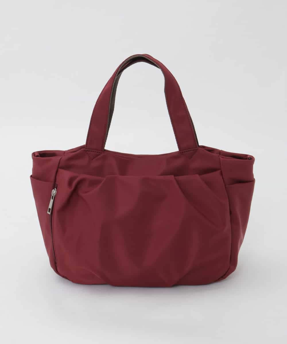 BPRAG31150 MK MICHEL KLEIN BAG(MK ミッシェルクラン バッグ) [2WAY]多機能ポケットタックデザインミニトート ボルドー