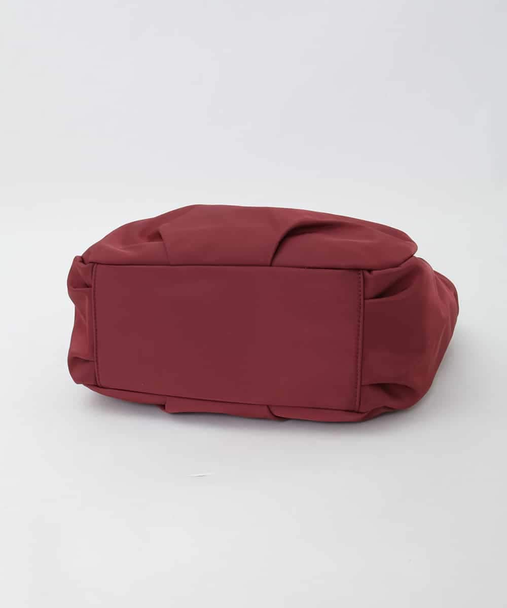 BPRAG31150 MK MICHEL KLEIN BAG(MK ミッシェルクラン バッグ) [2WAY]多機能ポケットタックデザインミニトート ボルドー