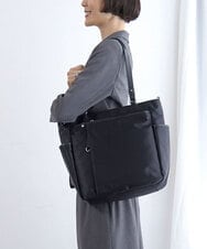 BPRAG84190 MK MICHEL KLEIN BAG(MK ミッシェルクラン バッグ) [2WAY/A4収納可]多機能ポケットナイロントートバッグ ブラック