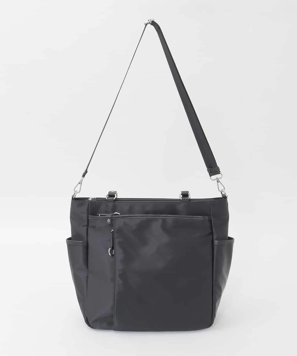 BPRAG84190 MK MICHEL KLEIN BAG(MK ミッシェルクラン バッグ) [2WAY/A4収納可]多機能ポケットナイロントートバッグ ブラック