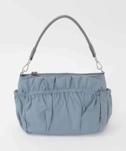BPRAG95150 MK MICHEL KLEIN BAG [2WAY]フリルギャザーコンパクトショルダーバッグ