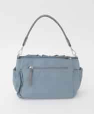 BPRAG95150 MK MICHEL KLEIN BAG(MK ミッシェルクラン バッグ) [2WAY]フリルギャザーコンパクトショルダーバッグ ライトブルー