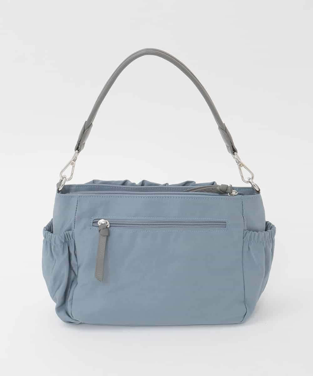 BPRAG95150 MK MICHEL KLEIN BAG(MK ミッシェルクラン バッグ) [2WAY]フリルギャザーコンパクトショルダーバッグ ライトブルー