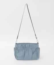 BPRAG95150 MK MICHEL KLEIN BAG(MK ミッシェルクラン バッグ) [2WAY]フリルギャザーコンパクトショルダーバッグ ライトブルー